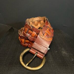 Fossil womens leather belt size small